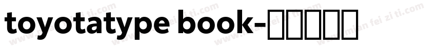 toyotatype book字体转换